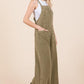 Mittoshop Textured Wide Leg Overalls