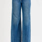 RISEN High-Waisted Wide Leg Jeans - DAVERRI FASHIONS