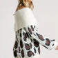Umgee Plus Size Leopard Off-Shoulder Long Sleeve Sweater - DAVERRI FASHIONS