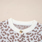 Leopard Drop Shoulder Chunky Knitted Cardigan - DAVERRI FASHIONS