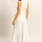 HYFVE Sleeveless Tie Waist Wide Leg Jumpsuit Jumpsuits