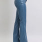 Judy Blue Full Size High Waist Tummy Control Faux Leather Bootcut Pants Plus Size