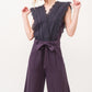 And The Why Laced Surplice Tie Waist Jumpsuit Jumpsuits