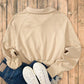 Daverri Fashions Half Zip Long Sleeve Sweatshirt - DAVERRI FASHIONS