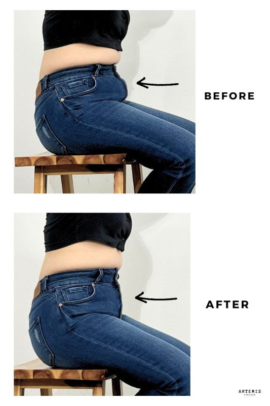 Artemis Vintage Colle High Rise Crop Flare Jeans | Jeans Daverri Fashions