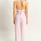 HYFVE Striped Halter Neck Top and Pants Set