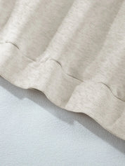 Collared Sweatshirt and High Waist Pants Active Set | Daverri Fashions