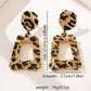 18K Gold-Plated Leopard Dangle Earrings - DAVERRI FASHIONS