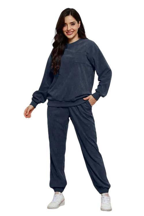 Corduroy Loungewear Set Loungewear
