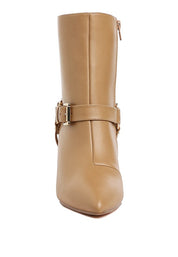 Nicene Harness Detail Stiletto Boots | Boots Daverri Fashions