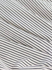 Striped Short Sleeve Button-Up Shirt | Daverri Fashions