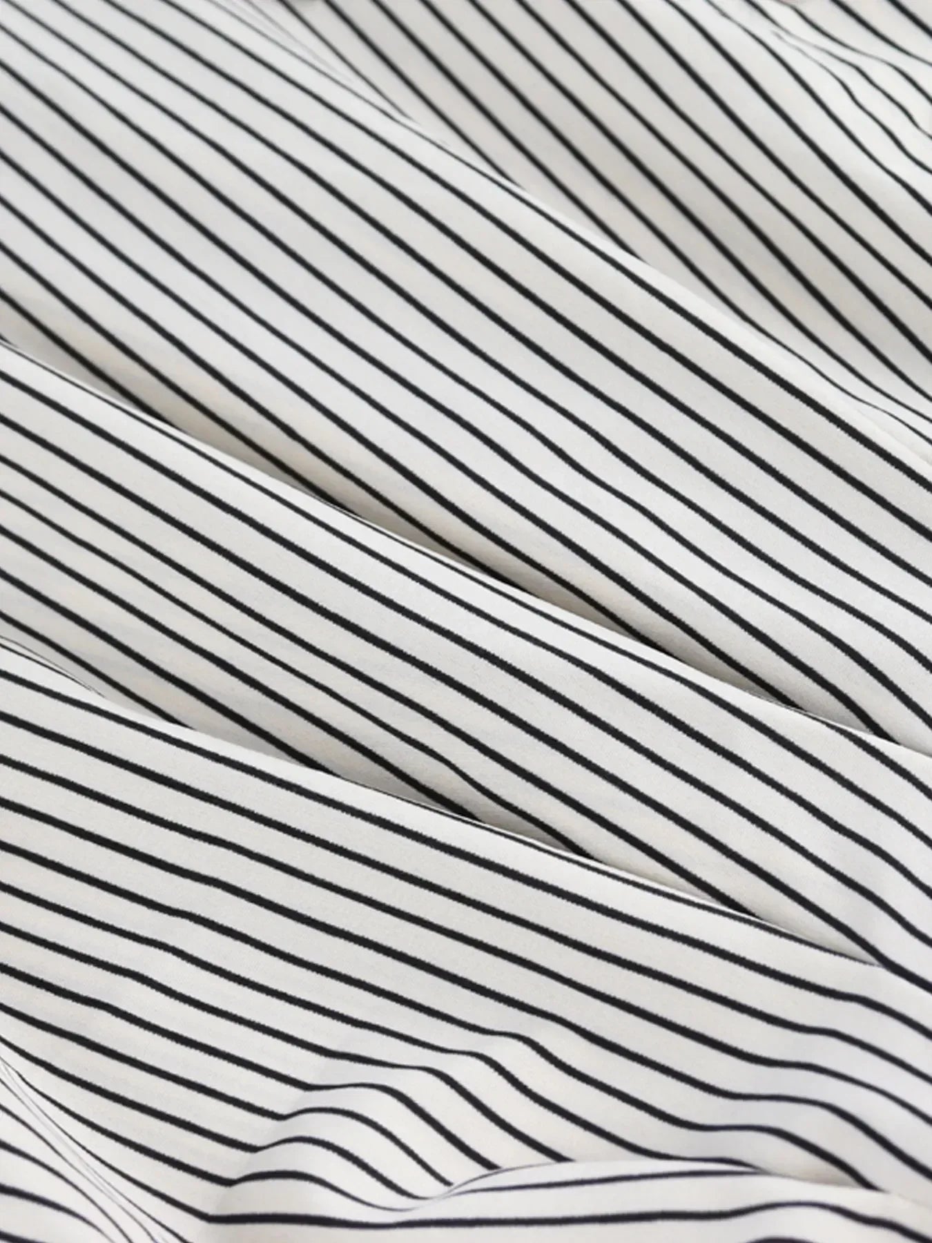 Striped Short Sleeve Button-Up Shirt - DAVERRI FASHIONS