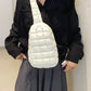 Quilted Nylon Crossbody Bag - DAVERRI FASHIONS