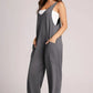 Lovelet V-Neck Wide Strap Overalls - DAVERRI FASHIONS