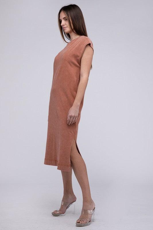 Casual Comfy Sleeveless Midi Dress Mid Dresses
