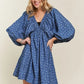 ADORA Batwing Sleeves Floral Dress
