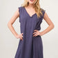 And The Why Washed Cotton Gauze Fringe Detail Tiered Dress - DAVERRI FASHIONS