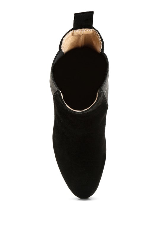 Gaven Suede High Ankle Chelsea Boots | Boots Daverri Fashions