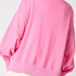 Pearl Embellished Bow Long Sleeve Sweatshirt - DAVERRI FASHIONS