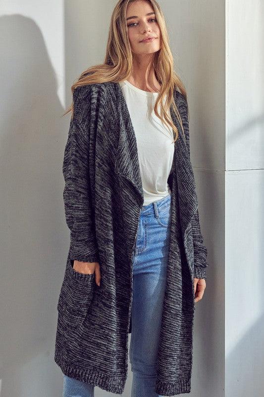 Chunky Sweater Knit Cardigan Shirts & Tops