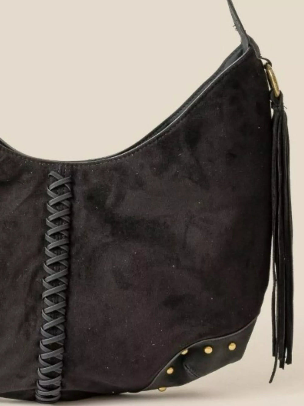 Fame Braided Detail Hobo Shoulder Bag | Hobo Bags Daverri Fashions