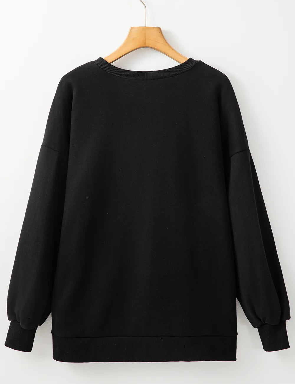 Round Neck Long Sleeve Sweatshirt | Sweatshirts Daverri Fashions