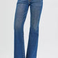 RISEN High Rise Flare Jeans - DAVERRI FASHIONS