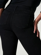 Full Size High-Waisted Flare Jeans Plus Size | Jeans Daverri Fashions
