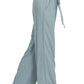 Zenana Linen Drawstring Pants Blue Grey - DAVERRI FASHIONS