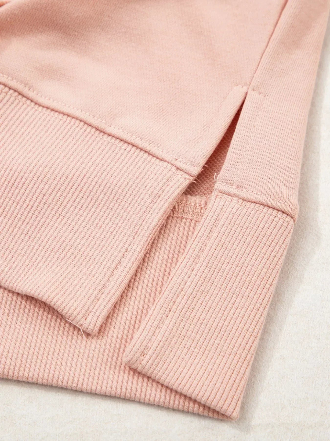 Floral Print Drawstring Long Sleeve Hoodie - DAVERRI FASHIONS