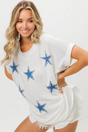 BiBi Fourth Of July Terry T-Shirt | T-Shirts Daverri Fashions