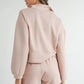 MABLE Half Zip Sweatshirt and Shorts Set