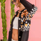 BiBi Ethnic Pattern Button Up Knit Cardigan - DAVERRI FASHIONS