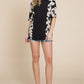 BOMBOM Rodeo Love Ribbed Animal Contrast Tee