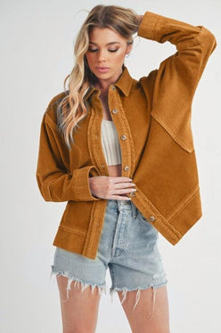 Aemi+Co Daphne Corduroy Jacket - DAVERRI FASHIONS