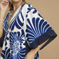 Umgee Abstract Print Kimono Sleeve Mini Dress - DAVERRI FASHIONS