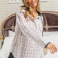 BiBi Casual Check Shirts With Hood Tops