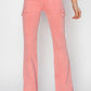 RISEN Full Size High Rise Side Slit Cargo Bootcut Jeans Jeans