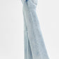 RISEN Full Size Tummy Control Low Rise Wide Leg Raw Cut Hem Jeans Plus Size Jeans