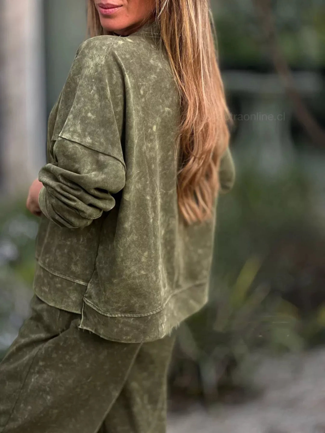 Full Size Round Neck Long Sleeve Top and Pants Set Plus Size | Loungewear Sets Daverri Fashions