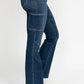 Judy Blue Full Size High Waist Cargo Bootcut Jeans Plus Size