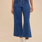 Annie Wear Button Fly High Waist Jeans - DAVERRI FASHIONS