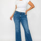 bytos Full Size Cat's Whiskers Mid Rise Ankle Jeans - DAVERRI FASHIONS