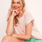 Lime 'N' Chili Striped Muscle Sleeve Top