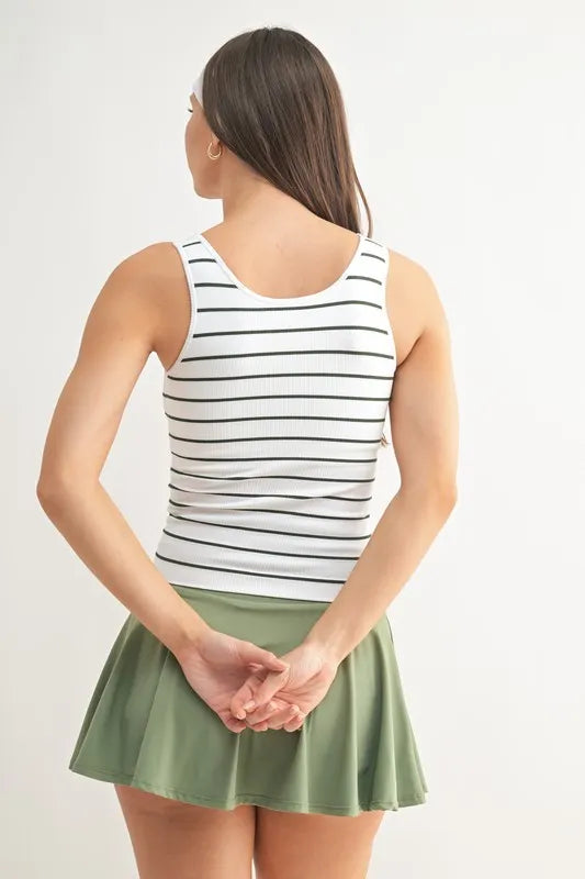 MONO B Classic Seamless Ribbed Tank