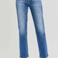 RISEN Mid Rise Ankle Tapered Jeans - DAVERRI FASHIONS