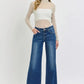 RISEN Full Size Mid Rise Wide Jeans - DAVERRI FASHIONS