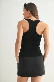 MONO B Slim Fit Scoop Neck Tank | Daverri Fashions