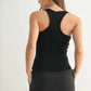 MONO B Slim Fit Scoop Neck Tank