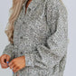 Leopard Button Up Denim Jacket - DAVERRI FASHIONS